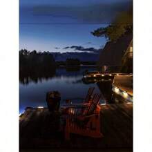 4/12PC Waterproof Solar Deck Light, Used For Outdoor Stairs, Fences, Gardens, Balconies, Yards, Terraces, And Channel Decoration - Warm White LED Light