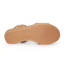 Usaflex Women's Casual Platform Sandal MM0701 - Màu nâu  Mocha - Xem 2