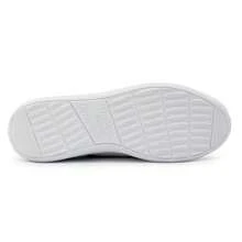 Usaflex Women's Basic Leather And Elastic Comfort Casual Sneakers UC0601 - 白色 - 查看 6