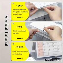 2025 Calendar Desktop Planner, With Large Grid Memo, Day View, Waterproof Cover, Office Supplies, Personal Organizer - A Great Gift Choice! Gifts Birthday Graduation