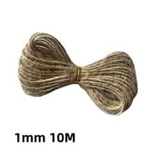 100M/3937 Zoll 2mm Vintage Juteband, Juteleine, Schleifenband, DIY Handwerk, dünner und dicker Jutekordel für Hochzeitsgeschenkverpackung und Party Heim Deko Accessoire