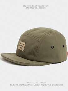 1pc New Retro Quick-Drying 5-Panel Baseball Cap, Adjustable 55-61cm, Streetwear Outdoor Golf Hat For Men, Spring/Summer/Autumn