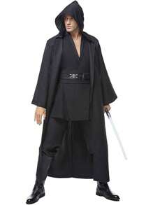 1pc Adult Festival Knight Hooded Robe Dress Up Cape For Various Party Cosplay Props - Multicolor - View 5