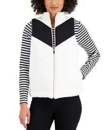 Charter Club Quilted French Terry Vest
