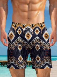 Quần short đi biển Hawaii 3D cho nam, Mùa hè - Nhiều màu - Xem 4