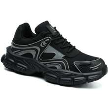 UMBURLLY Women's Steel Toe Safety Shoes, Impact & Puncture Resistant Breathable Mesh Upper, Anti-Slip Sole, Lightweight Work Shoes, Suitable For All Seasons