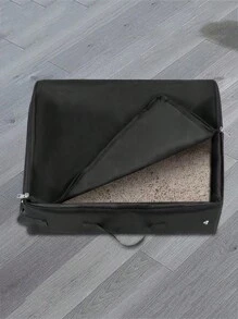 便携式可折叠猫砂盆带盖、手柄和猫砂盘，轻便旅行猫砂盆，猫和小猫必备 - 彩色 - 查看 4