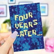 Thiệp tốt nghiệp sáng tạo vui nhộn, món quà dễ thương cho sinh viên tốt nghiệp đại học sau 4 năm - Nhiều màu - Xem 2