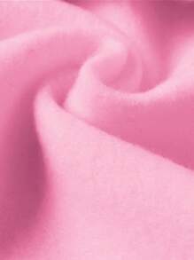 2Pcs Womens Spring Fall Sportswear Solid Color Hooded Long Sleeves Sweatshirt Drawstring Slacks Set Streetwear - Pink - View 3