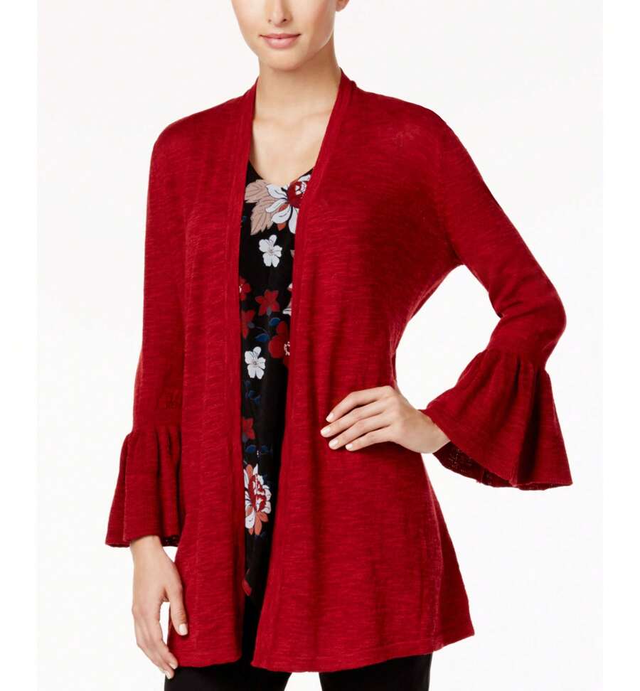 Alfani Open Front Cardigan