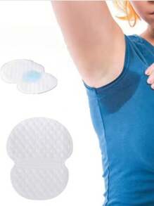 10/30/50片夏季排汗垫，超薄透气腋下吸汗垫，夏季降温配件 - 彩色 - 查看 3