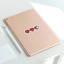 3-Inch "Pixel Hearts Love Gaming Sticker – Perfect For Laptops, Water Bottles, Journals, And Romantic Spaces | Great For Gamers, Pop Culture Fans, Couples, And Nostalgia Enthusiasts | Ideal Gift For Friends, Family, And Loved Ones | Charming Sticker For Gaming-Themed Decor, Romance, And Pixel Art Lovers"