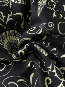 2025 Kobiety 2szt/zestaw Stroje kąpielowe Stroje kąpielowe Halter Bikini Set, Wygodne poliestrowe modne majtki z nadrukiem ze ściągaczem Wysokie cięcie Strój plażowy