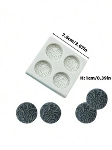 1 件 Eid Mubarak 斋月新月形硅胶饼干/巧克力模具 - 彩色 - 查看 6