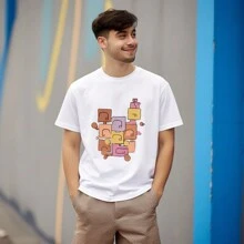 [Impresión por transferencia de calor personalizada] Servicio de diseño creativo de impresión por transferencia de calor - Camiseta de Navidad impresa por transferencia de calor, pegatina de planchar para ropa, almohadas, sudaderas, manualidades DIY - 11x11cm - Ver 10