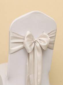 10/1 Piece Set (17.78 X 274.32 Cm) Multi Color Optional Satin Chair Belt Suitable For Wedding Chairs, Bow Belt, Chair Tie, Chair Cover Fixing Belt Suitable For All Parties Such As Birthday Parties, Bachelor Parties, Wedding Parties, Etc., On-Site Chair Decoration, Hotel Conference Hall Chair Decoration, Wedding Venue Chair Backrest Bow Decoration Belt, Suitable For Multi Scene Use - Multicolor - View 14