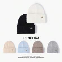 Women Winter Hat Real Rabbit Fur Winter Hats For Women Fashion Warm Beanie Hats Women Solid Adult Cover Head Cap
