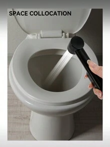 ABS Handheld Shower Shattaf Bidet Sprayer For Toilet - Black - View 7