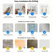 4件套不锈钢收纳架，厨房水槽沥水架，浴室海绵架，清洁海绵架挂钩，配件工具