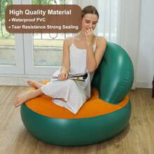 Ghế bơm hơi cho người lớn, Ghế nằm bơm hơi, Ghế sofa bơm hơi, Ghế bơm hơi di động gấp gọn cho phòng khách - Nhiều màu - Xem 5