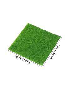 1pc Plastic Flooring Grass Mats Artificial Grass Carpet Simulation Moss Lawn DIY Green Plant Micro Landscape Yard Garden Decor, School, Home & Office Supplies - Multicolor - View 9