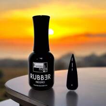 Gel Rubber Negro Fantasy Nails 15ml - Negro - Ver 2