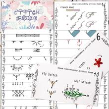 15pcs/Set Both Side Creative Mini Sewing Book - Upgrated 30 Page Stitching Book ,15 Page For Sewing Praticing,15 Page For Sewing Learning , Craft Gift Set For Beginners, Paper Material,Educational Stitching Guide With Learing Skill - 15pcs Stitching Book - View 2