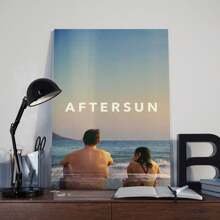 Aftersun Poster Movie Póster de lienzo para pared, decoración de dormitorio, decoración de sala de estar, regalo - Estilo de marco - Ver 1