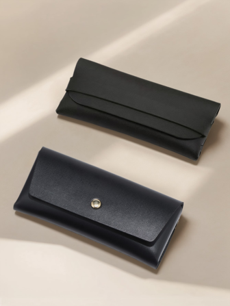 Unisex PU Leather Glasses Case Suitable For Sunglasses And Eyeglasses