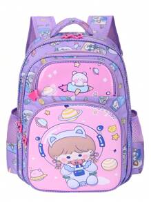 3D PU School Backpack 16 Inches Cute Cartoon Baby Girls School Backpack Set - 16A-4-1 - 查看 1