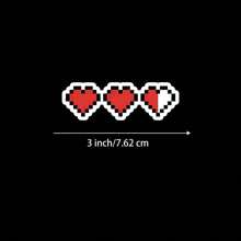 3-Inch "Pixel Hearts Love Gaming Sticker – Perfect For Laptops, Water Bottles, Journals, And Romantic Spaces | Great For Gamers, Pop Culture Fans, Couples, And Nostalgia Enthusiasts | Ideal Gift For Friends, Family, And Loved Ones | Charming Sticker For Gaming-Themed Decor, Romance, And Pixel Art Lovers"