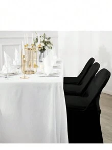 Zestaw 10/5/1 sztuk wielokolorowych opcjonalnych elastycznych pokrowców na krzesła Spandex, składane pokrowce na krzesła do salonu, zdejmowane pokrowce na krzesła, zmywalne elastyczne pokrowce na krzesła, odpowiednie na imprezy, bankiety, wesela, przyjęcia urodzinowe, dekoracje na krzesła na przyjęcia weselne, dekoracje na krzesła w hotelowych salach konferencyjnych, zastosowanie w wielu scenach - Wielokolorowe - Zobacz 11
