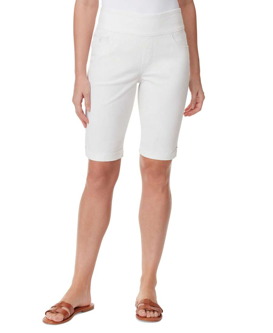 Petite Amanda Pull-On Bermuda Shorts