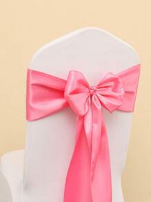 10/1 Piece Set (17.78 X 274.32 Cm) Multi Color Optional Satin Chair Belt Suitable For Wedding Chairs, Bow Belt, Chair Tie, Chair Cover Fixing Belt Suitable For All Parties Such As Birthday Parties, Bachelor Parties, Wedding Parties, Etc., On-Site Chair Decoration, Hotel Conference Hall Chair Decoration, Wedding Venue Chair Backrest Bow Decoration Belt, Suitable For Multi Scene Use - Multicolor - View 16