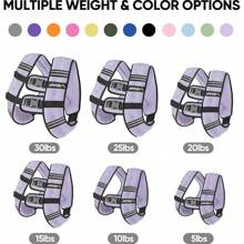 APEXUP Weighted Vest With 5lbs/10lbs/15lbs/20lbs/25lbs/30lbs Weights And Reflective Stripe, Weight Vest Men Women Workout, Strength Training, Running - Purple - View 7