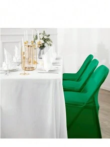 Zestaw 10/5/1 sztuk wielokolorowych opcjonalnych elastycznych pokrowców na krzesła Spandex, składane pokrowce na krzesła do salonu, zdejmowane pokrowce na krzesła, zmywalne elastyczne pokrowce na krzesła, odpowiednie na imprezy, bankiety, wesela, przyjęcia urodzinowe, dekoracje na krzesła na przyjęcia weselne, dekoracje na krzesła w hotelowych salach konferencyjnych, zastosowanie w wielu scenach - Wielokolorowe - Zobacz 10