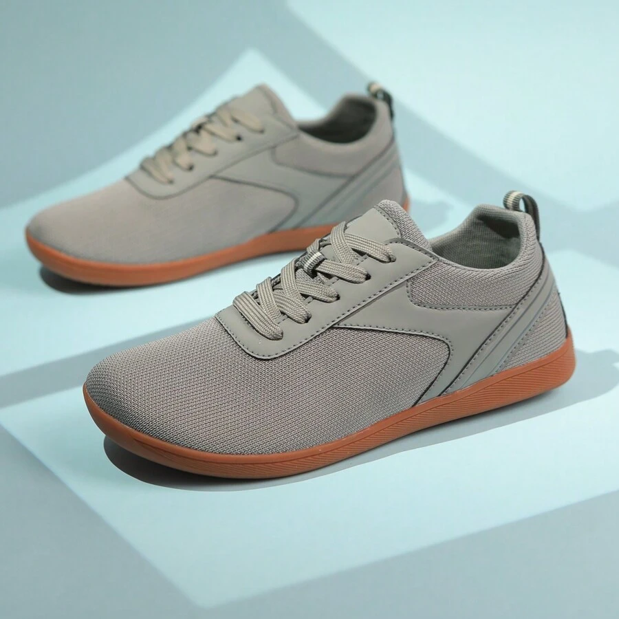 Unisex Woven Breathable Cloth Loafers, Slip-On Flat Casual Shoes For Spring Autumn, Available In White, Brown, Gray, Black, Blue. Note: Runs Small, Recommend Sizing Up. Rope Sole Is Relatively Hard, And Handmade Craftsmanship Is A Bit Rough. - Grey - View 1