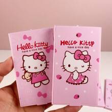 Sanrio Cartoon draagbare kam Yoki Flip Cover compacte spiegel Valentijns haarstylingtool