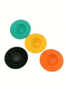 1/3pcs Kitchen Sink Bathroom Drain Filter, Floor Drain Strainer, Toilet Clogging & Pest Prevention Cover, Kitchen Sink Strainer,Kitchen Sink Drain, Bathroom Drain,Bathroom Sink Drain, Anti-Clogging Drain Cover With Filter Screen, Anti-Insect Cover, And Kitchen Water Filter