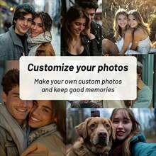 Customized Acrylic Photo Blocks - Personalized Love Story - Perfect For Anniversaries, Birthdays, Weddings, Graduations, Housewarming - Unique Gifts For Couples - No Feather, No Power Required Back To School