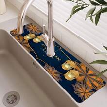 1 件咖啡垫 - 隐藏污渍吸收橡胶背衬速干垫适用于厨房柜台咖啡吧配件碗碟干燥垫适用于咖啡机咖啡机咖啡壶浓缩咖啡机 - 多色 - 查看 13