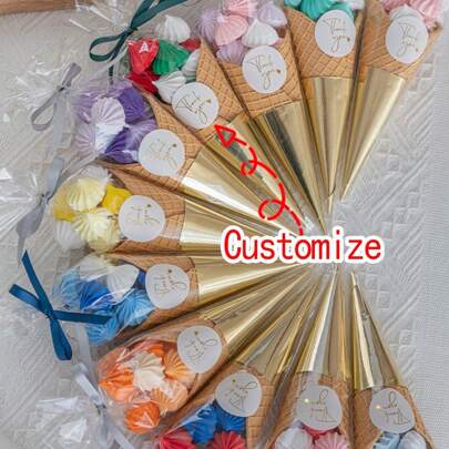 Custom Stickers + Candy Bags, Candy Packaging Bags, Gift Bags, Flower Packaging Bags, Candy Bag Stickers, Flower Packaging Bag Stickers, Gift Packaging Stickers, Carton Stickers, Mother's Day, Valentine's Day, Thanksgiving, Spring Festival, Christmas, Gifts For Friends, Gifts For Mothers, Gifts For Family, Birthdays, Gatherings, Parties