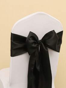 10/1 Piece Set (17.78 X 274.32 Cm) Multi Color Optional Satin Chair Belt Suitable For Wedding Chairs, Bow Belt, Chair Tie, Chair Cover Fixing Belt Suitable For All Parties Such As Birthday Parties, Bachelor Parties, Wedding Parties, Etc., On-Site Chair Decoration, Hotel Conference Hall Chair Decoration, Wedding Venue Chair Backrest Bow Decoration Belt, Suitable For Multi Scene Use - Multicolor - View 34
