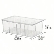 1 hộp đựng ngăn kéo nhà bếp có nắp và hộp đựng túi trà xếp chồng 8 ngăn, hộp đựng chia ngăn gia dụng đựng túi trà, cà phê, gói đường và các vật dụng nhỏ, phụ kiện đựng đồ và sắp xếp nhà bếp - Nhiều màu - Xem 8