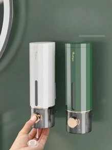 Wall Mounted Liquid Dispenser For Lotion, Hand Soap, Shampoo, Body Wash For Home, Hotel, Bathroom, Kitchen Home Bathroom Decor Summer Back To School
