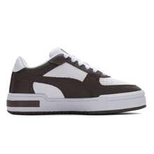 Puma CA Pro Classic情侶鞋男鞋休閒鞋緩震輕便運動鞋戶外女鞋低筒板鞋380190-63 - 彪馬白-咖啡棕-金色 - 查看 2