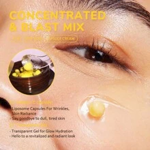 KOEC 深层滋养维生素C胶囊面霜，深层滋养保湿霜，改善肤色不均，令肌肤容光焕发 - 金色 - 查看 4