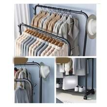 MULTIFUNCTIONAL COAT RACK - Black - View 6