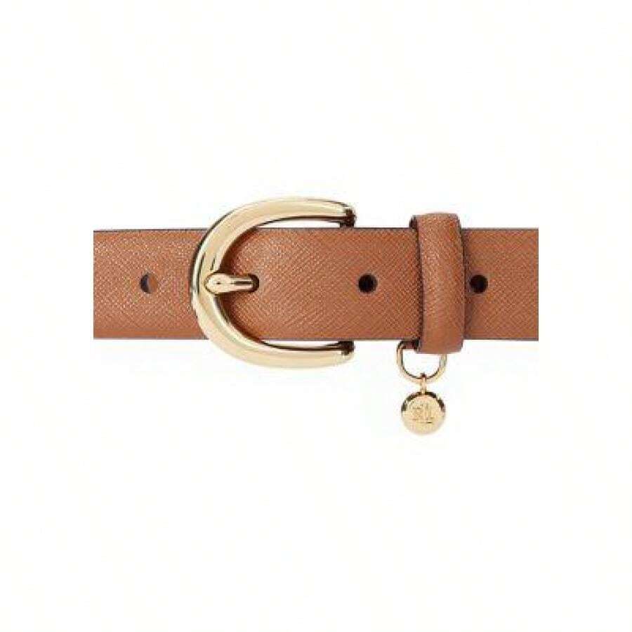 Ralph Lauren Charm Saffiano Leather Belt |  | Women Belts - 勞倫.譚 - 查看 1