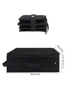 便携式可折叠猫砂盆带盖、手柄和猫砂盘，轻便旅行猫砂盆，猫和小猫必备 - 彩色 - 查看 3